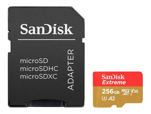 Tarjeta Micro Sd Sandisk Extreme 256gb Alta Velocidad