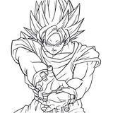 Imprimible Para Colorear Dbz