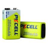 2 Pilas 9 Volts A 250ah Pkcell