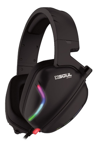 Auricular Soul Xh150 Gamer Pro Microfono Luces Led Pc