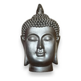 Escultura Figura De Cabeza De Buda Meditacion Decorativa