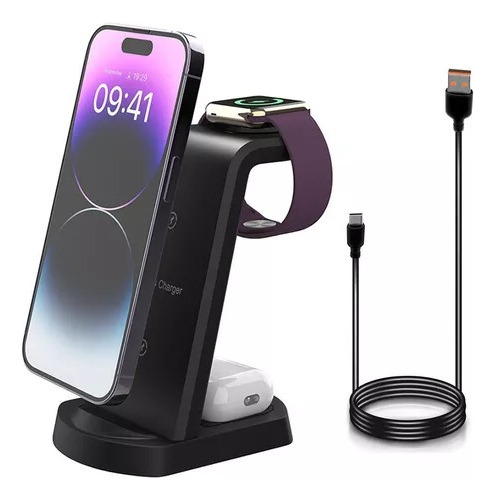 Cargador Inalámbrico Para iPhone Huawei Motorola