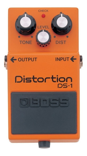 Pedal De Efecto Boss Distortion Ds-1 Naranja, Rjd