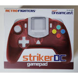 Controle Strikerdc Retrofighters Vermelho Dreamcast - Novo