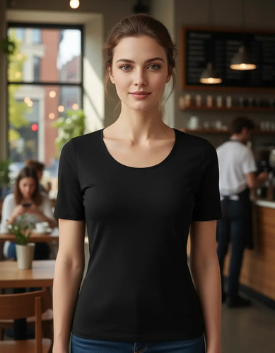 10 Blusa Playera Jera Lycra Manga Corta Dama Unitalla