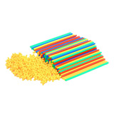 Construccion Con Tubos Conexiones Colores Straws 100 Pzas