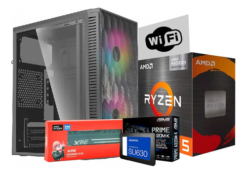 Pc Gamer Arcinteck Ryzen 5 5600gt 8gb Ram Ssd 480gb Wifi