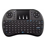 Mini Teclado Air Mouse Touch Inalambrico Smart Tv Box Pc Teclado Negro Idioma Español Latinoamérica