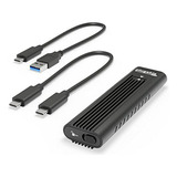 Carcasa Usb-c Para Ssd M.2 Nvme Sin Herramientas Ni Controla