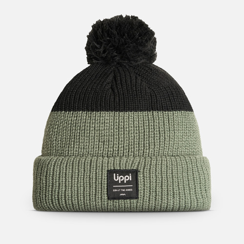 Gorro Unisex Fly Line Pom Blend-pro Beanie Verde Lippi