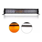 Barra Neblinero Led Bicolor Blanco-ambar Destellante 120w