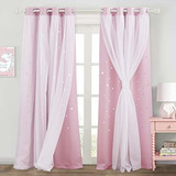 Cortinas Opacas Infantiles Con Estrellas Recortadas.