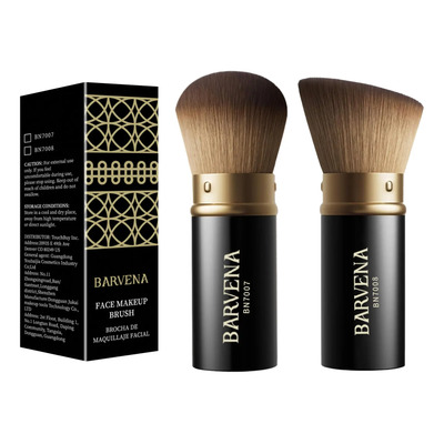 Brocha Retráctil Kabuki Brush 2 Unidades Portátil Barvena | Meses sin interés
