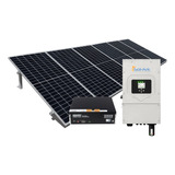 Kit Panel Solar Híbrido Cfe 800kwh Bim Bat-5kwh Inv-8kw