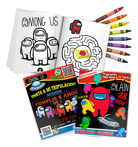 Libros Para Colorear Personalizado Archivo Imprimible Varios