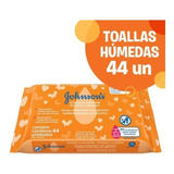 Toallitas Humedas Johnson's Limpieza Y Suavidad 44 Toallitas