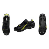 Zapatilla Ciclismo Mtb Gw Warrior M12025h Neg/amar Limon