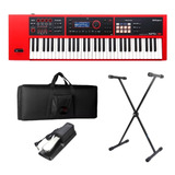 Teclado Roland Xps30 Red Sintetizador +bag + Estante + Pedal