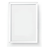 Quadro Com Vidro Moldura 3 Cm Cor Branco