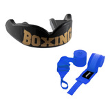 Protector Bucal Boxing Boxeo Mma Vendas 3,5mts Combo