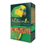 Ração Para Papagaio Extrusados & Frutas 600g Nutrópica