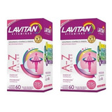 Suplemento Em 60 Cimed  Polivitamínicos Lavitan Vitaminico Lavitan Em Caixa De 100ml 2 Un  Pacote X 2 U