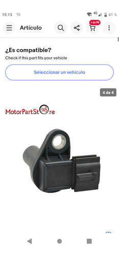 Sensor Velocidad Nissan Murano 2003 2004 2005 2006 2007 2008 Foto 3