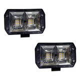 Par Faro 12led Dually Auxiliar Luzfija+estrobo3funciones W/a