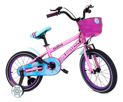 Bicicleta Rodado 16 Disney Infantil Reforzada Baby Shopping