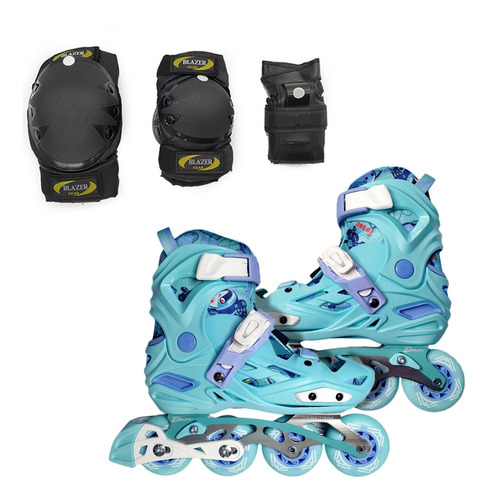 Patines Freeskate Ajustable Infantil Slalom / Protecciones