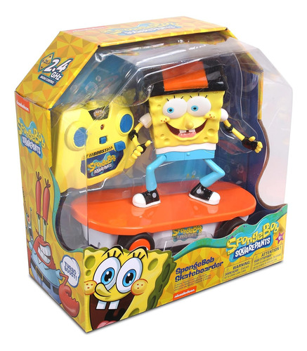 Bob Esponja Patineta Radio Control Skateboarder Nickelodeon