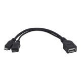 Cable Usb Micro Usb Macho Y Hembra Otg Conecta Firestick