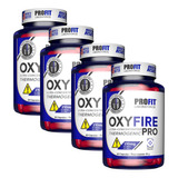 Kit 4x Oxy Fire Thermogênico - 60 Cápsulas Cada - Profit 