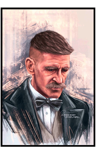 Cuadro Poster Premium 33x48cm Arthur Shelby Peaky Blinders