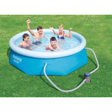 Piscina Bestway 2100 Litros Inflável Bomba Filtro 220v 57268