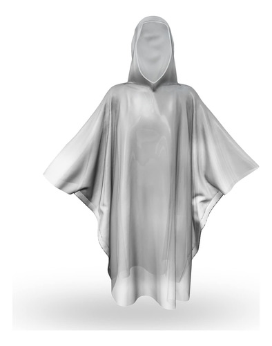 Poncho Impermeable De Lluvia Transparente Para Niños 5 Pz