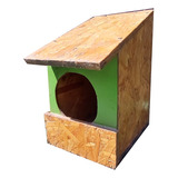 Pajarera Simple Exterior Casita Grande Para Pajaros Madera