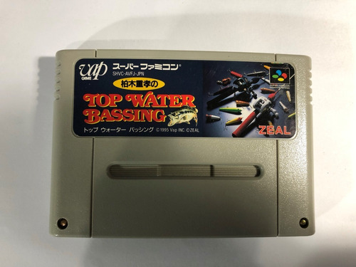 Juego Nintendo Super Famicom Top Water Bassing