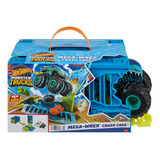 Hot Wheels Monster Truck Mega Wrex Caja De Choques 