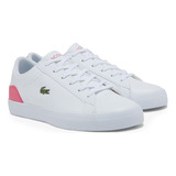 Tenis Sneakers Lacoste Blanco Piel Dama 641-37