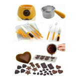 Maquina Olla Fondue Para Derretir Chocolate + 30 Accesorios