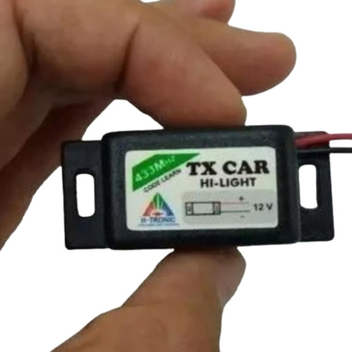 Controle Portão Tx Car À Prova De Água 433,92 Mhz Code Learn