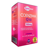 Coenzima Q10 Com Vitaminas 100mg 60cáps Qualynutri Sabor Coenzimaq10 100mg 60 Capsulas