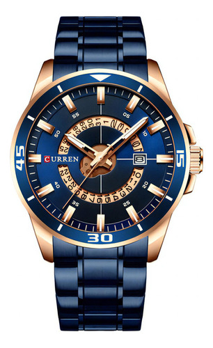 Reloj Para Hombre Curren 8359blrg Azul