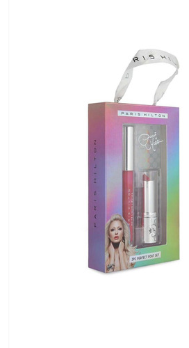 2 Pc Perfect Pout Set,  Labiales Paris Hilton, Maquillaje.