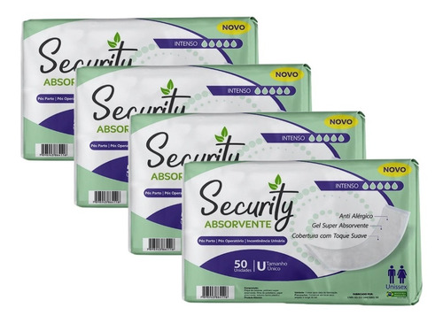 Absorvente Geriátrico Security Atacado Barato Revenda C/ 200