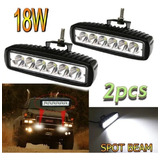 2 Exploradoras Lineal 12led 10000lm Fijas/strober Carro/moto