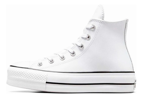 Tenis Converse Chucktaylor Bota Plataforma Piel