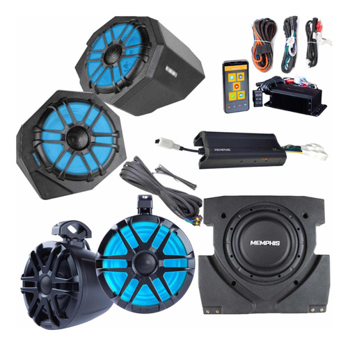 Kit De Sonido Marino Stage 4 Para Can Am X3