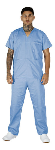 Conjunto Hospitalar Médico Veterinário Pijama Cirúrgico Brim